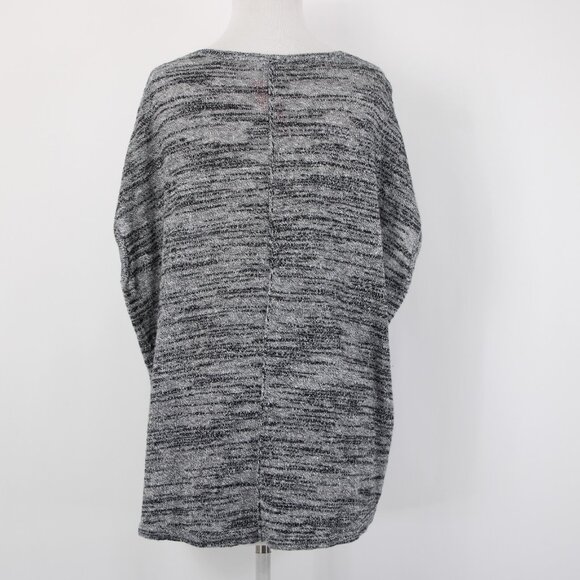 Pure Jill Top $79 Sz S Black White Hi Lo Linen Cotton Top - Picture 10 of 16